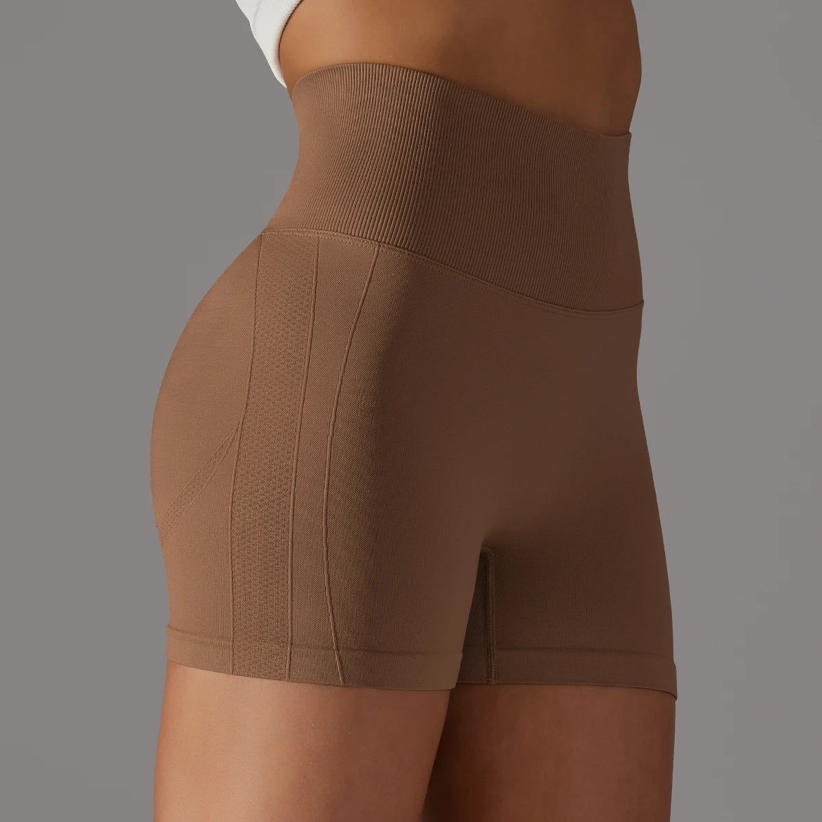 High Waist Scrunch Sports Shorts