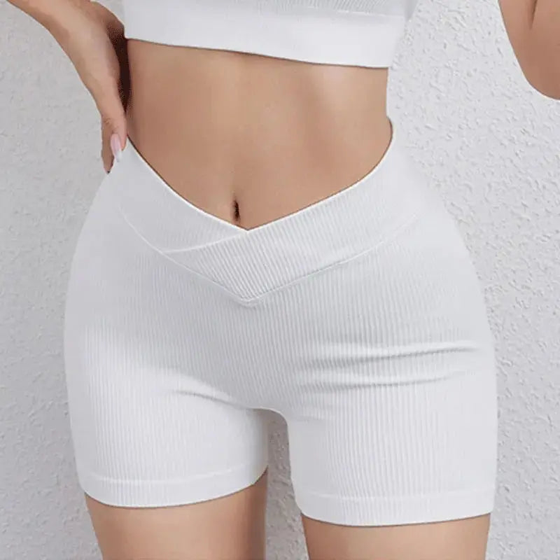 FlexiForm Seamless Two-Piece Yoga Shorts Set