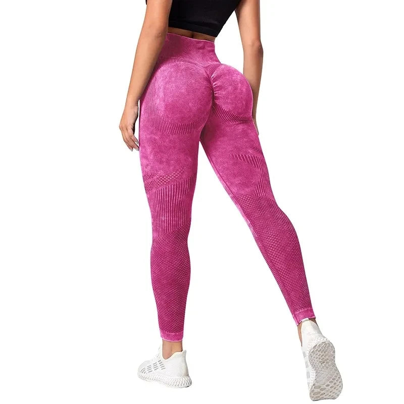 Sleek High-Waist Bubble Butt Fitness Leggings