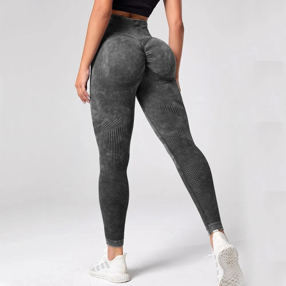 Sleek High-Waist Bubble Butt Fitness Leggings