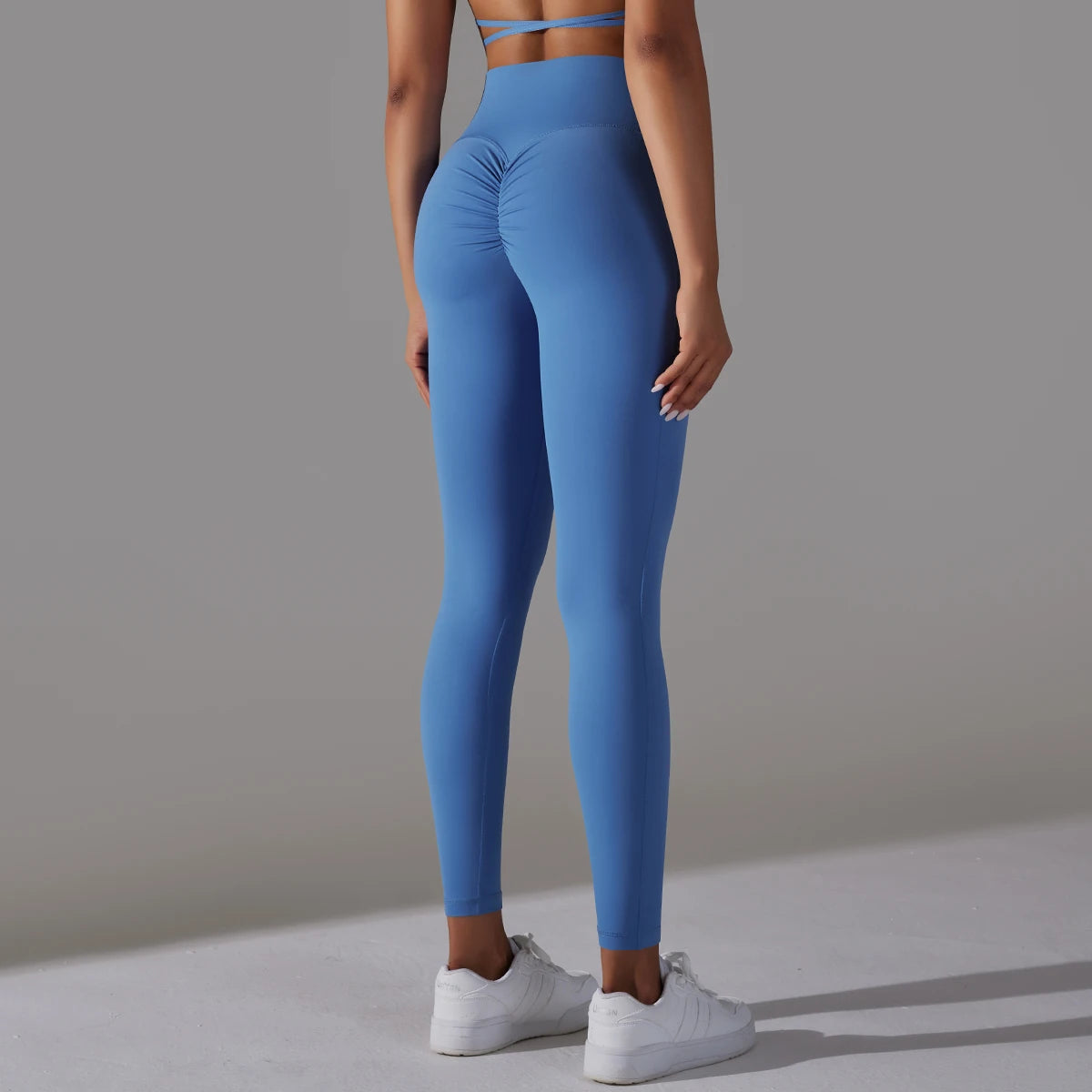 Cross Waist Naked Feel Yoga Pants