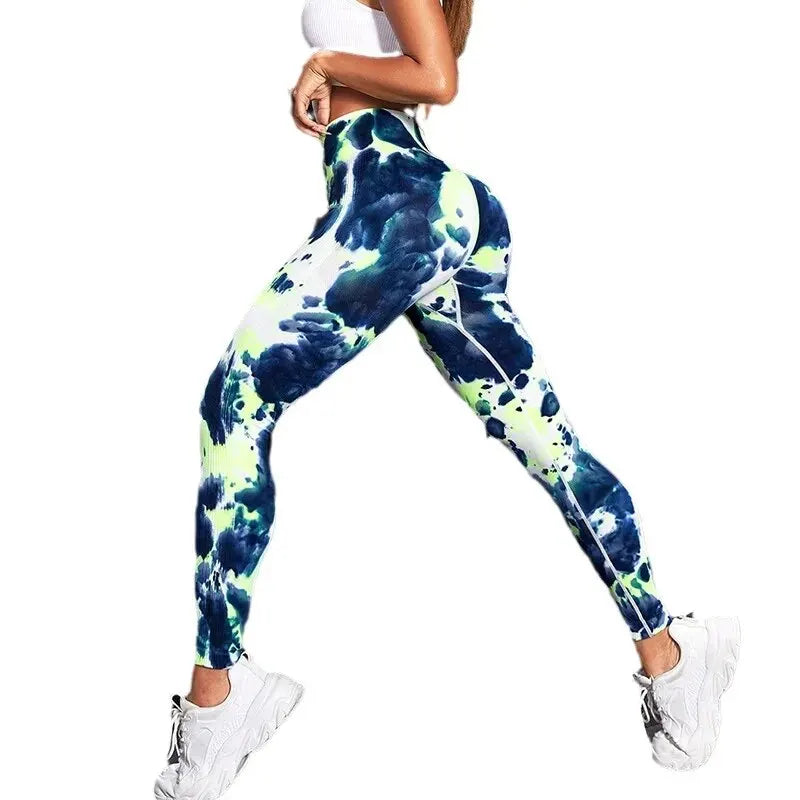 VividFlex Drip Dye Yoga Pants