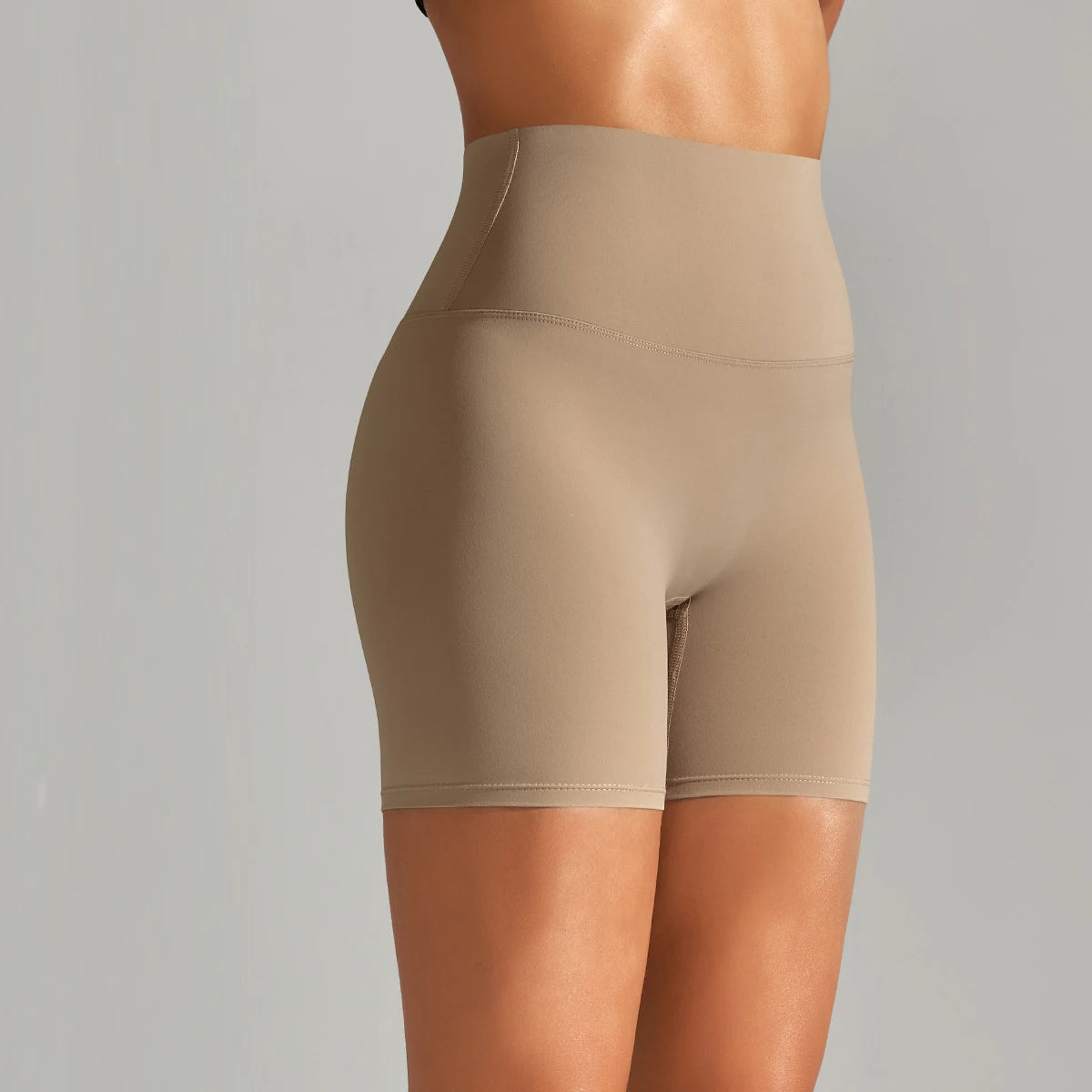 High-Waist Fitness Shorts