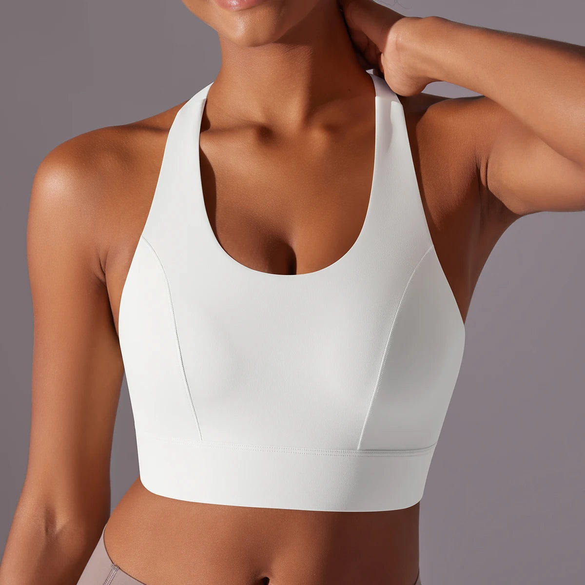 High Impact Sports Bra with Sexy Criss Cross Straps