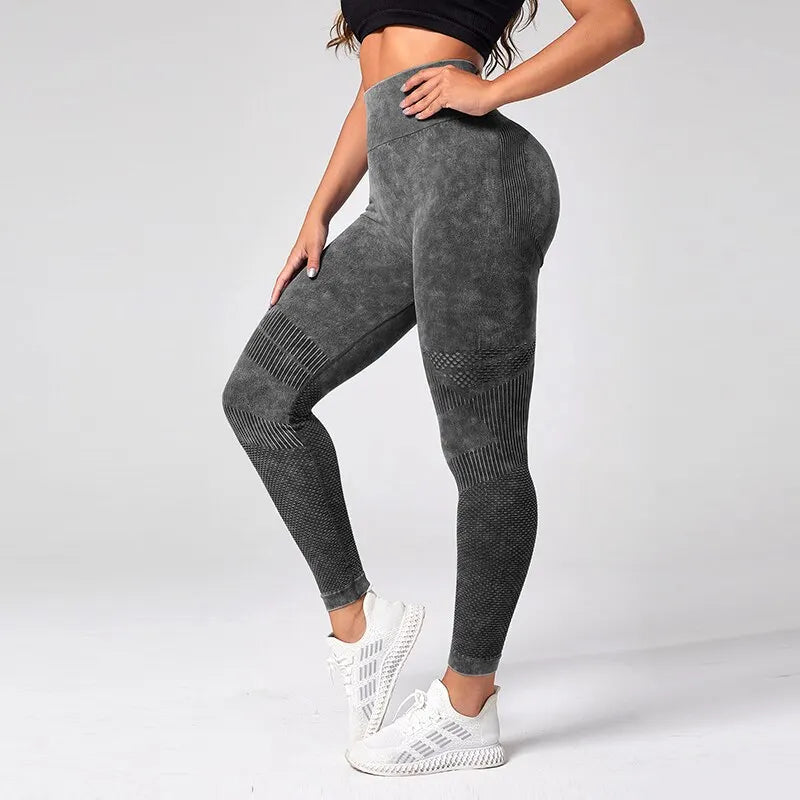 FlexAura Seamless Fitness Leggings