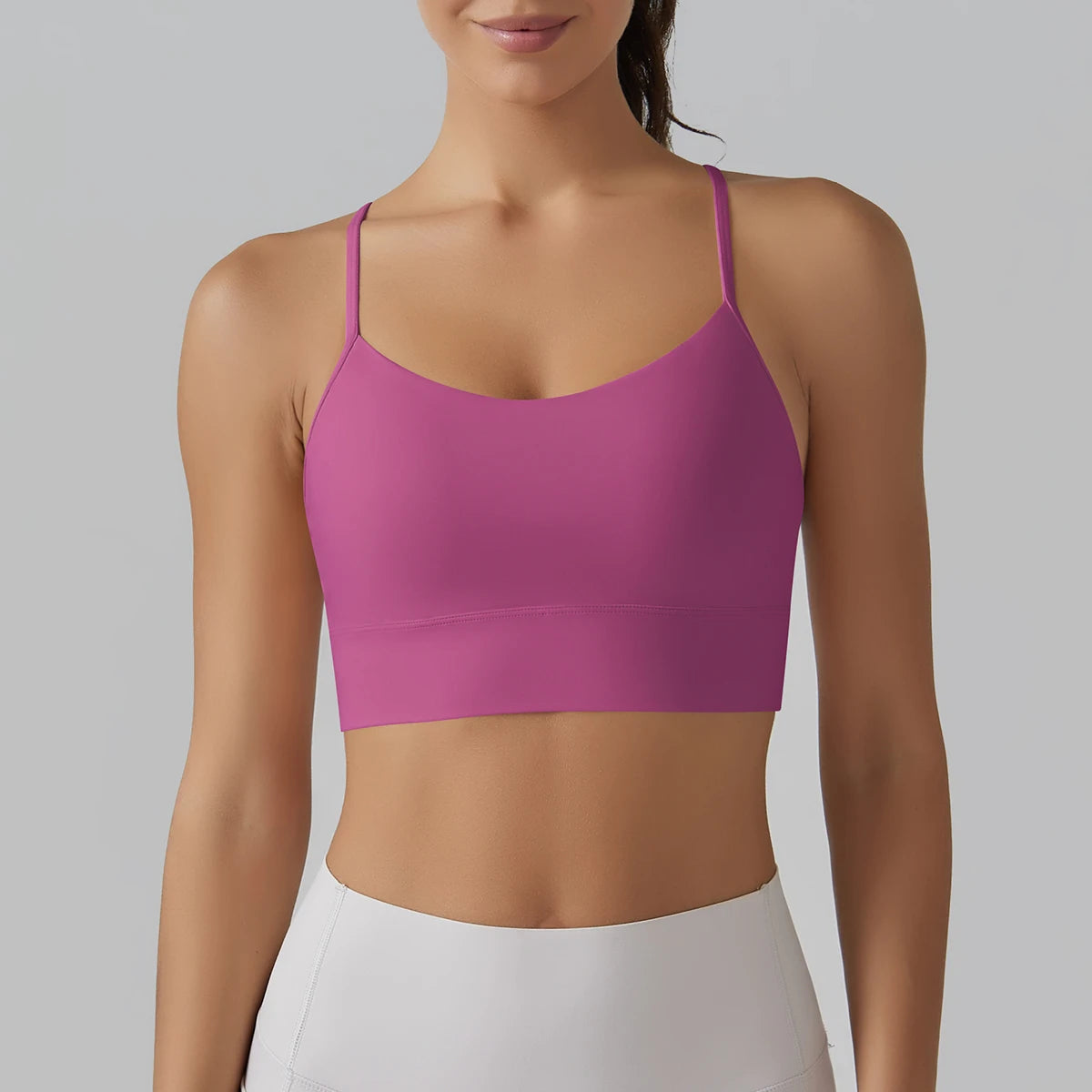 Sexy Y-Back Push Up Sports Bra