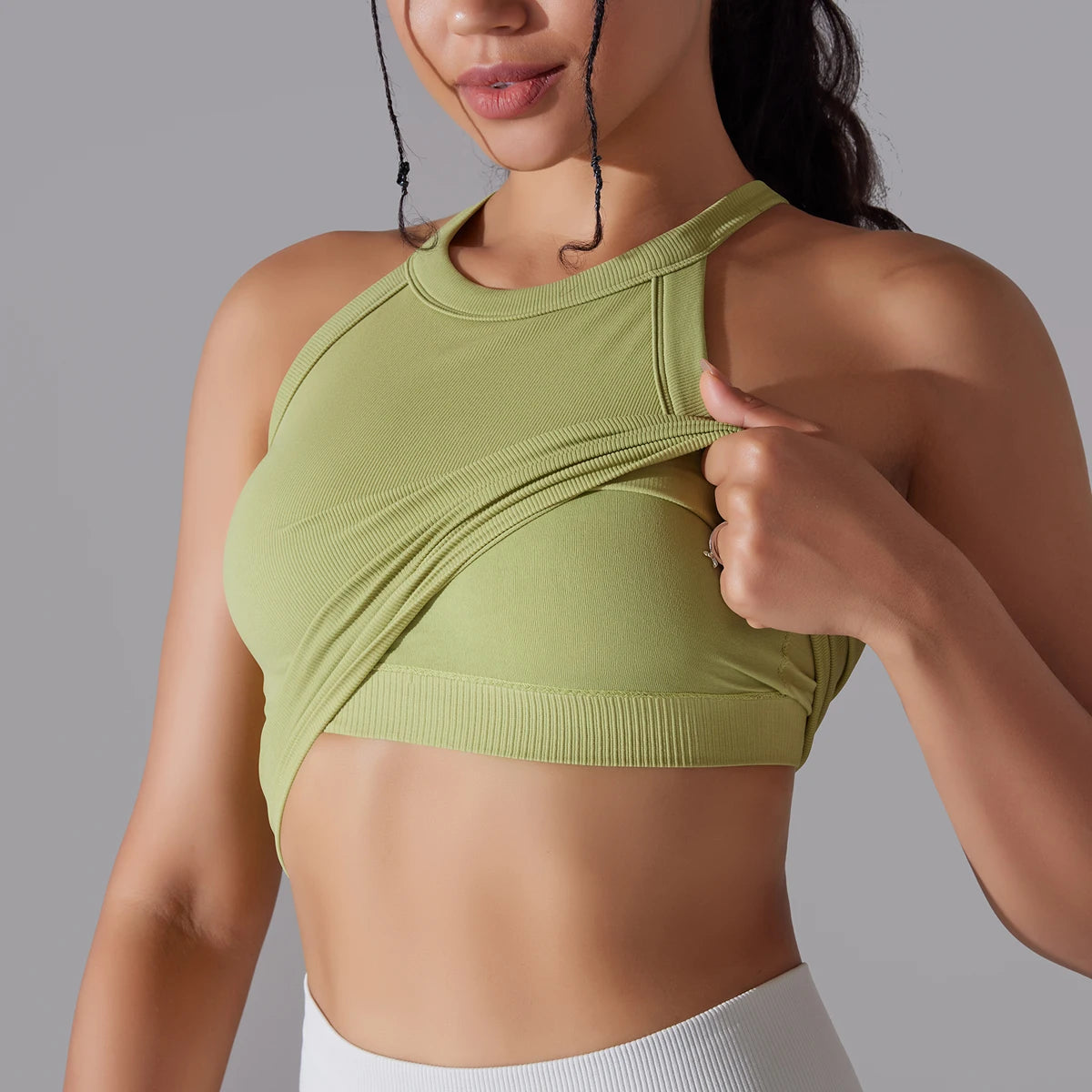 Seamless Double-Layered Sports Vest