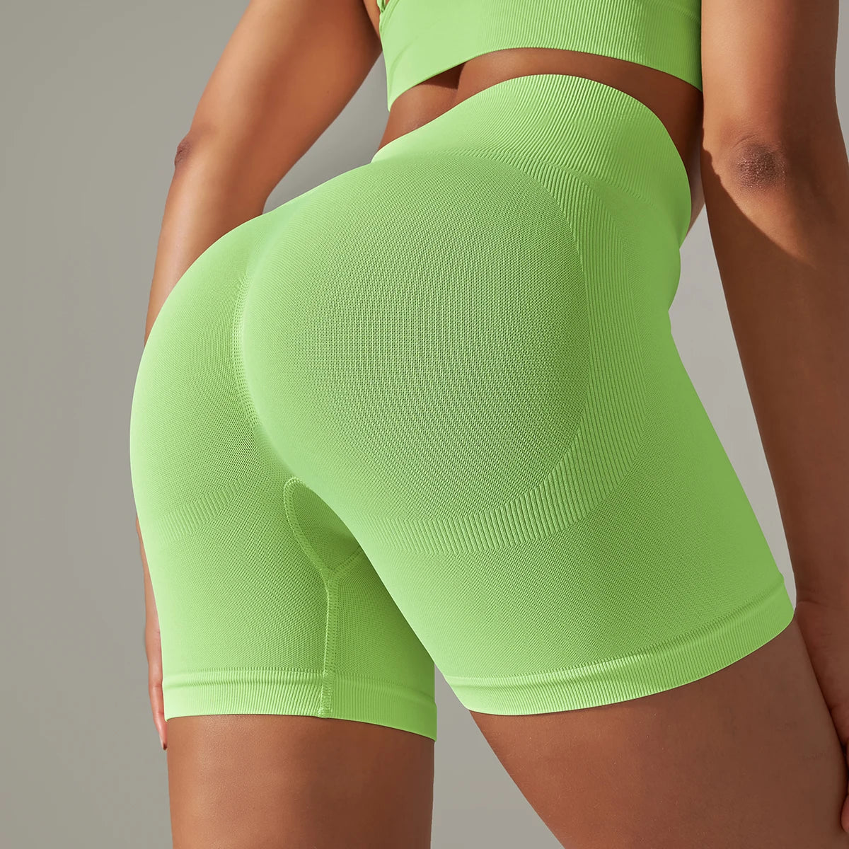 Seamless High Waist Yoga Shorts for Women