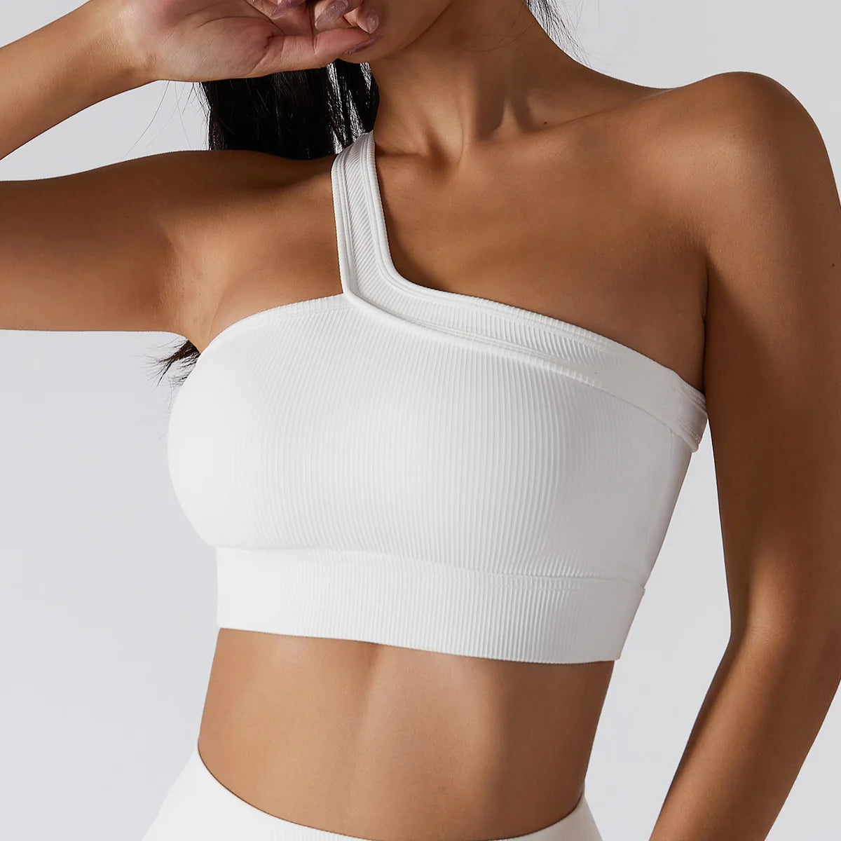 One Shoulder Sports Bra