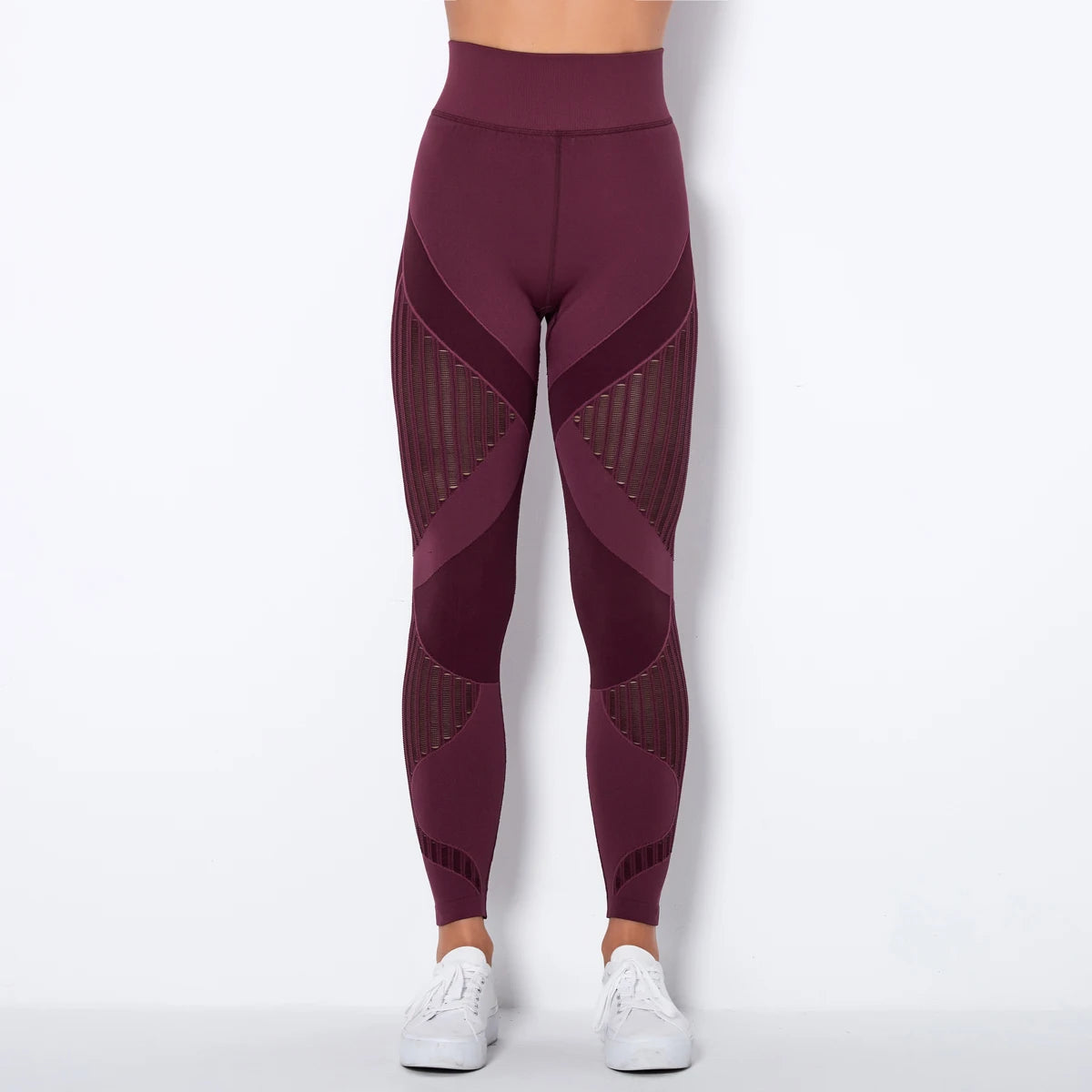 Sexy Hollow Seamless High Waist Fitness Leggings