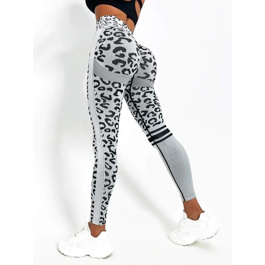 Leopard Seamless High Waist Yoga Pants